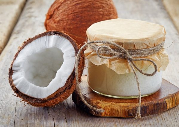 Aceite coco frasco